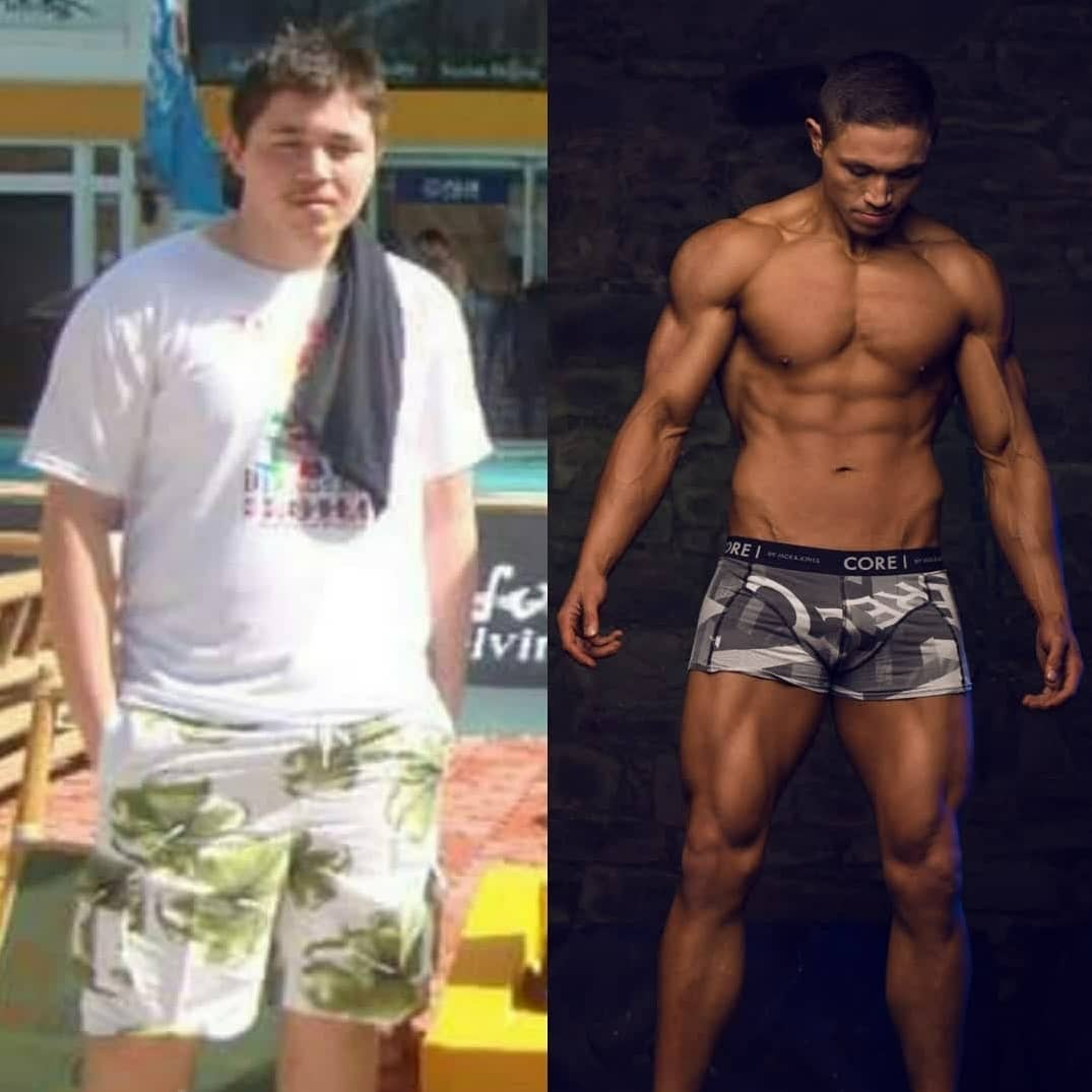 Robert's transformation - before and after losing 100 lbs